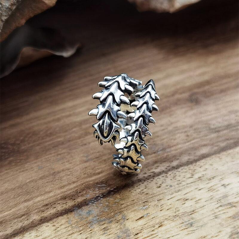 Adjustable Centipede Spine Ring - zuzumia