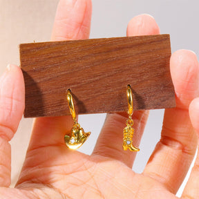 Cowboy Hoop Earrings - zuzumia