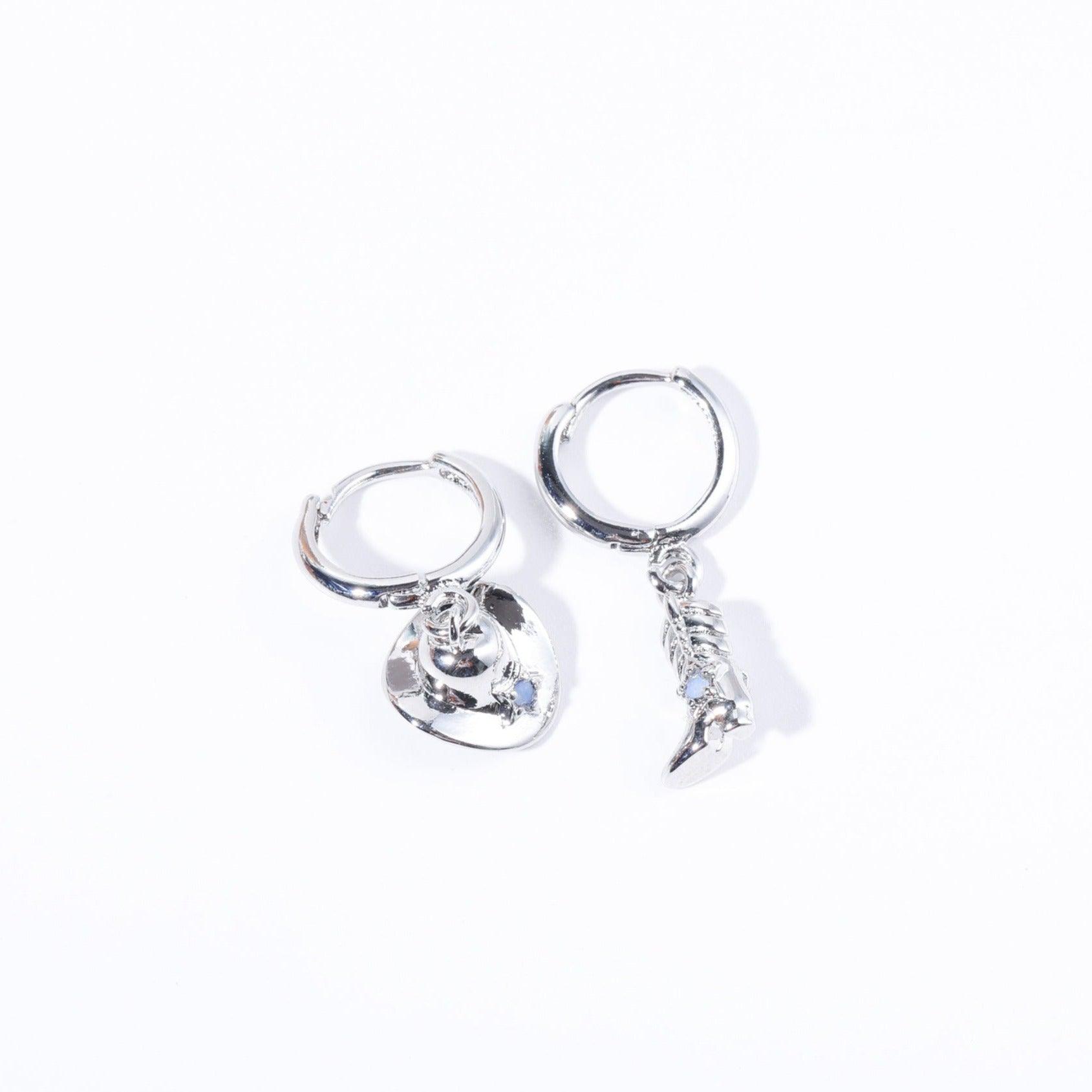 Cowboy Hoop Earrings - zuzumia