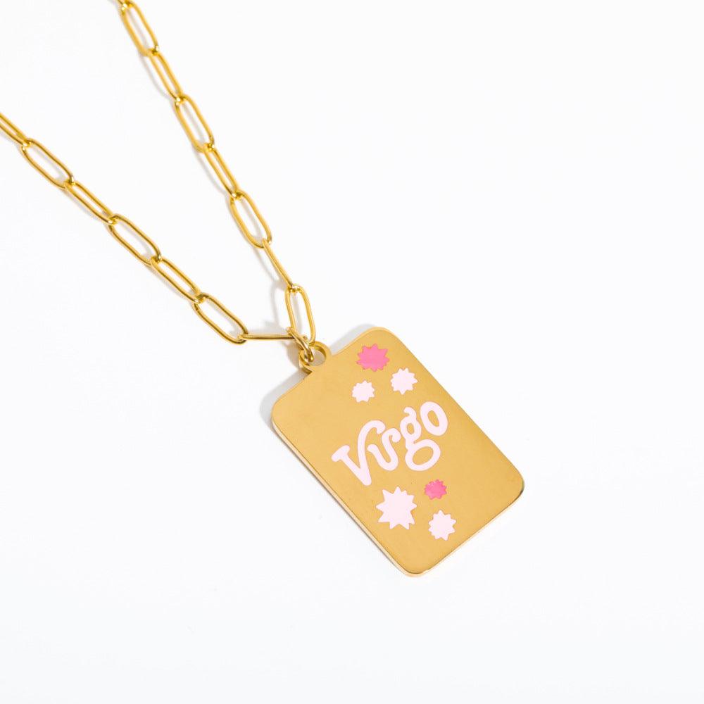 Candy Zodiac Sign Necklace - zuzumia
