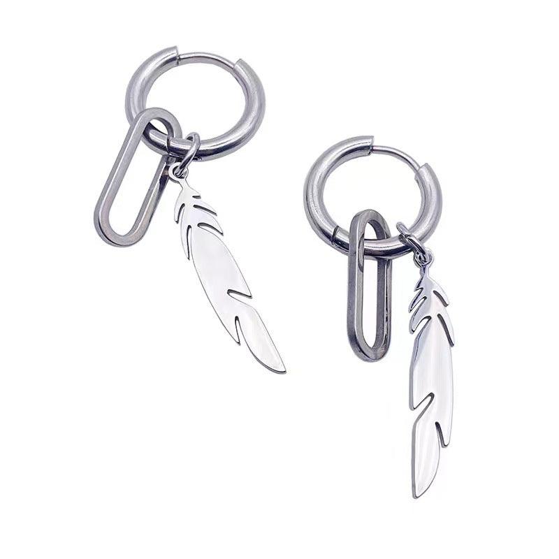 Feather Punk Earrings - zuzumia