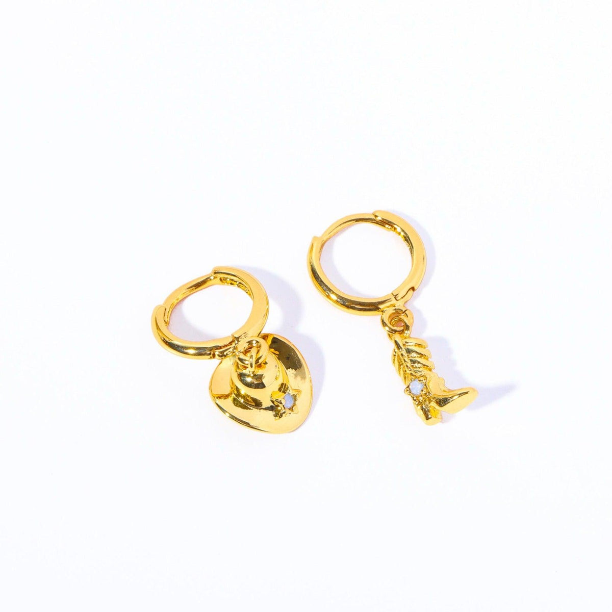 Cowboy Hoop Earrings - zuzumia