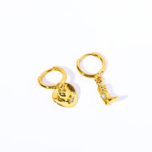 Cowboy Hoop Earrings - zuzumia
