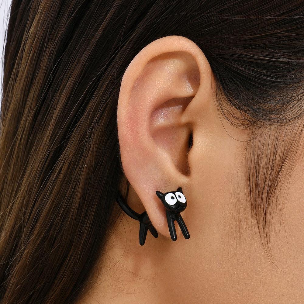 Cartoon Cat Decor Earrings - zuzumia