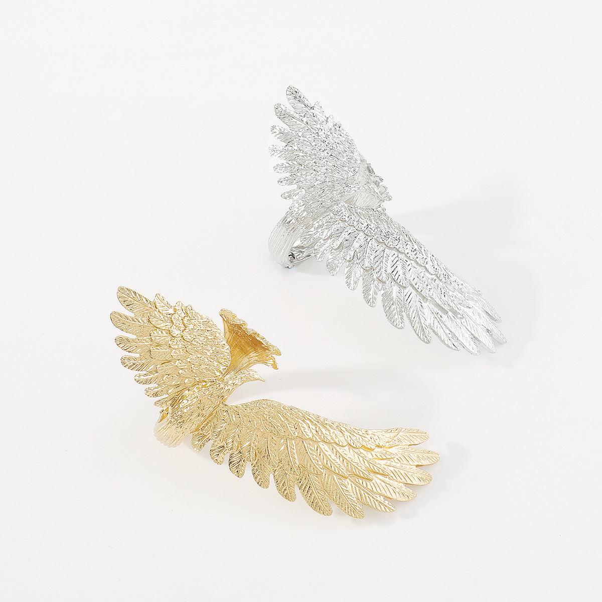 Metallic Eagle Cuff Bracelet - zuzumia