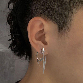Cyberpunk Mechanical Metal Earring - zuzumia