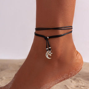 Bohemian Multi-Layer Leather Anklet Bracelet - zuzumia