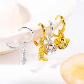 Cowboy Hoop Earrings - zuzumia