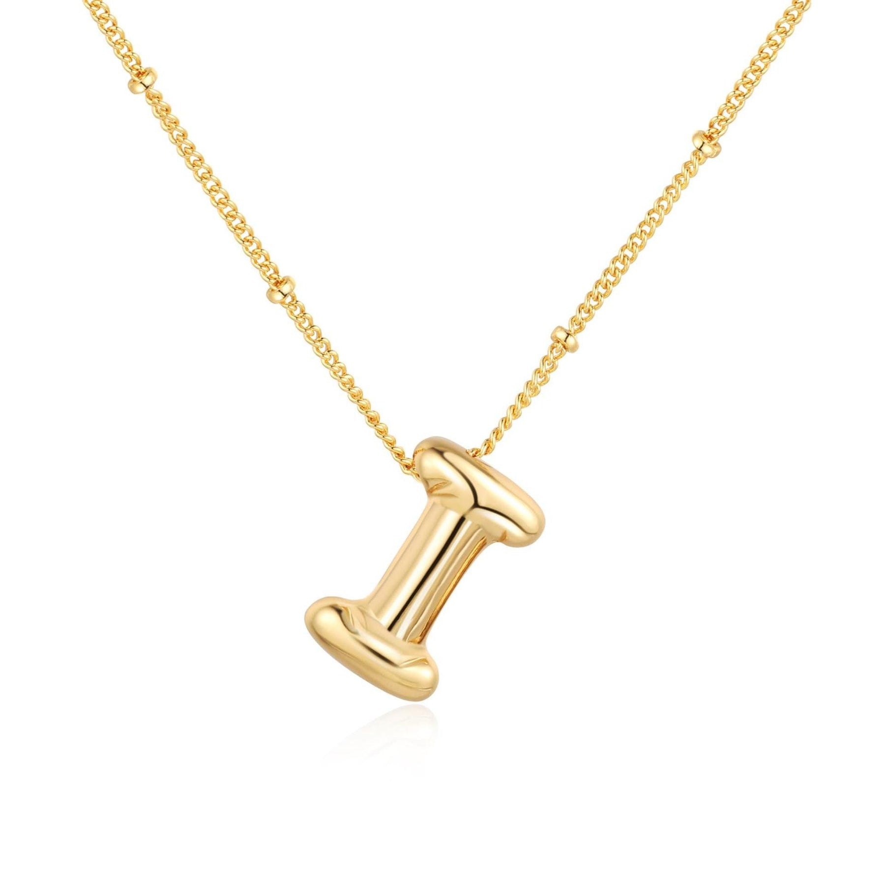 3D Balloon Letter Necklace - zuzumia