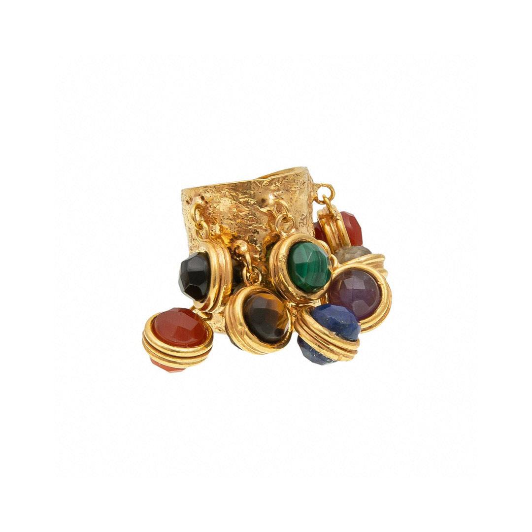 Vintage Malachite Shaker Ring - zuzumia
