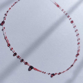 Handmade Blood Drop Bracelet Necklace - zuzumia