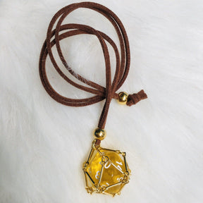 Removable Geometric D20 Dice Holder Necklace - zuzumia