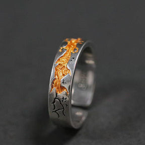 Handmade Gold Filling Textured Ring - zuzumia