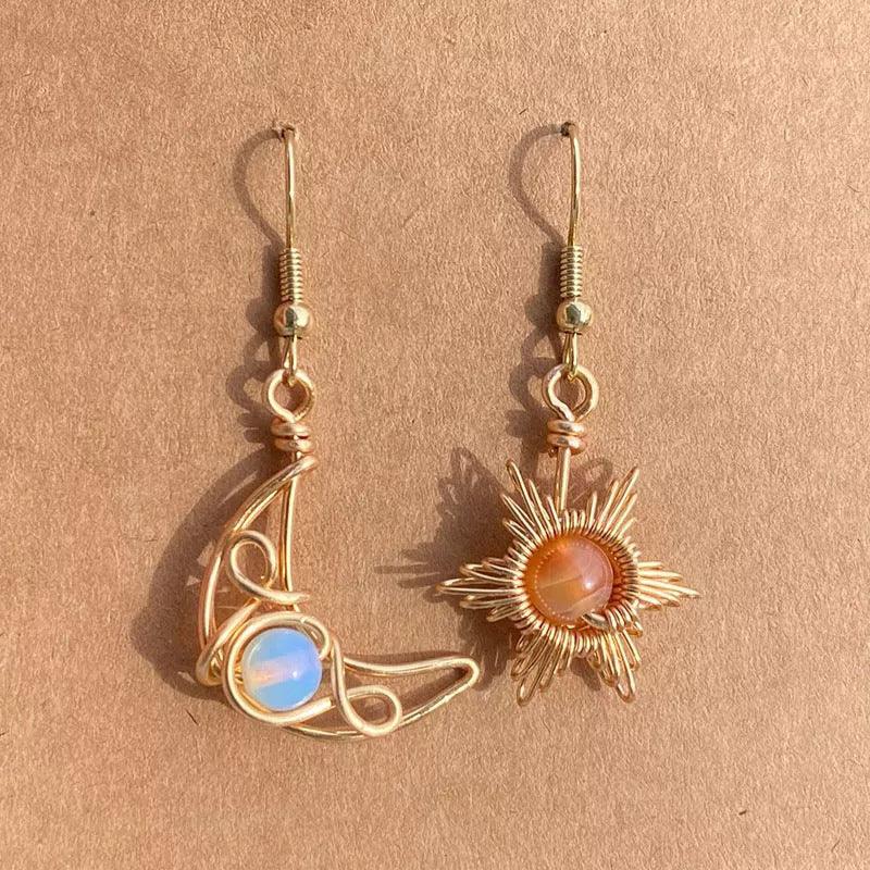 Sun and Moon Earrings