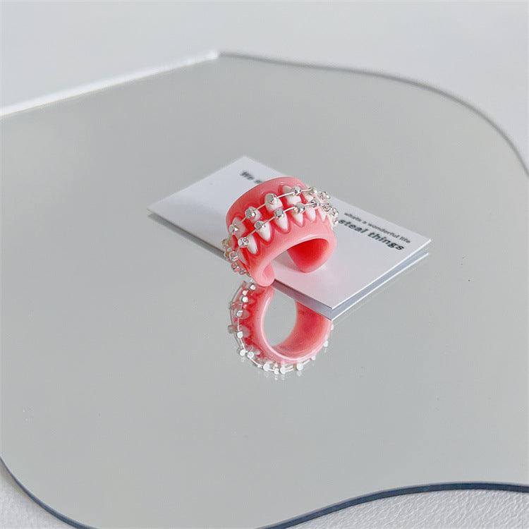 Creative Denture Design Cuff Ring - zuzumia