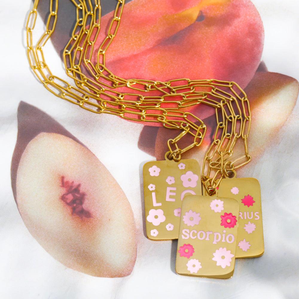 Candy Zodiac Sign Necklace - zuzumia
