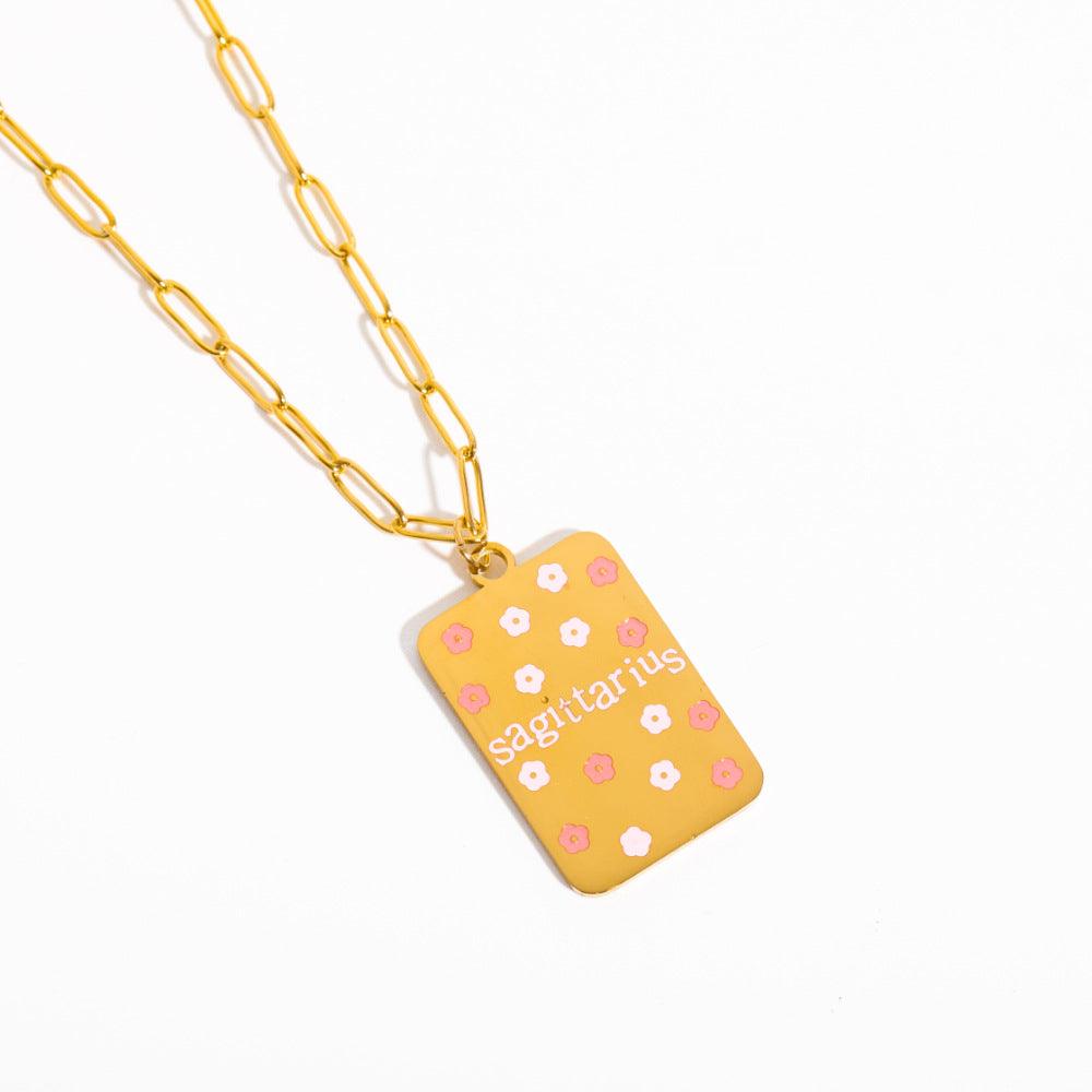 Candy Zodiac Sign Necklace - zuzumia