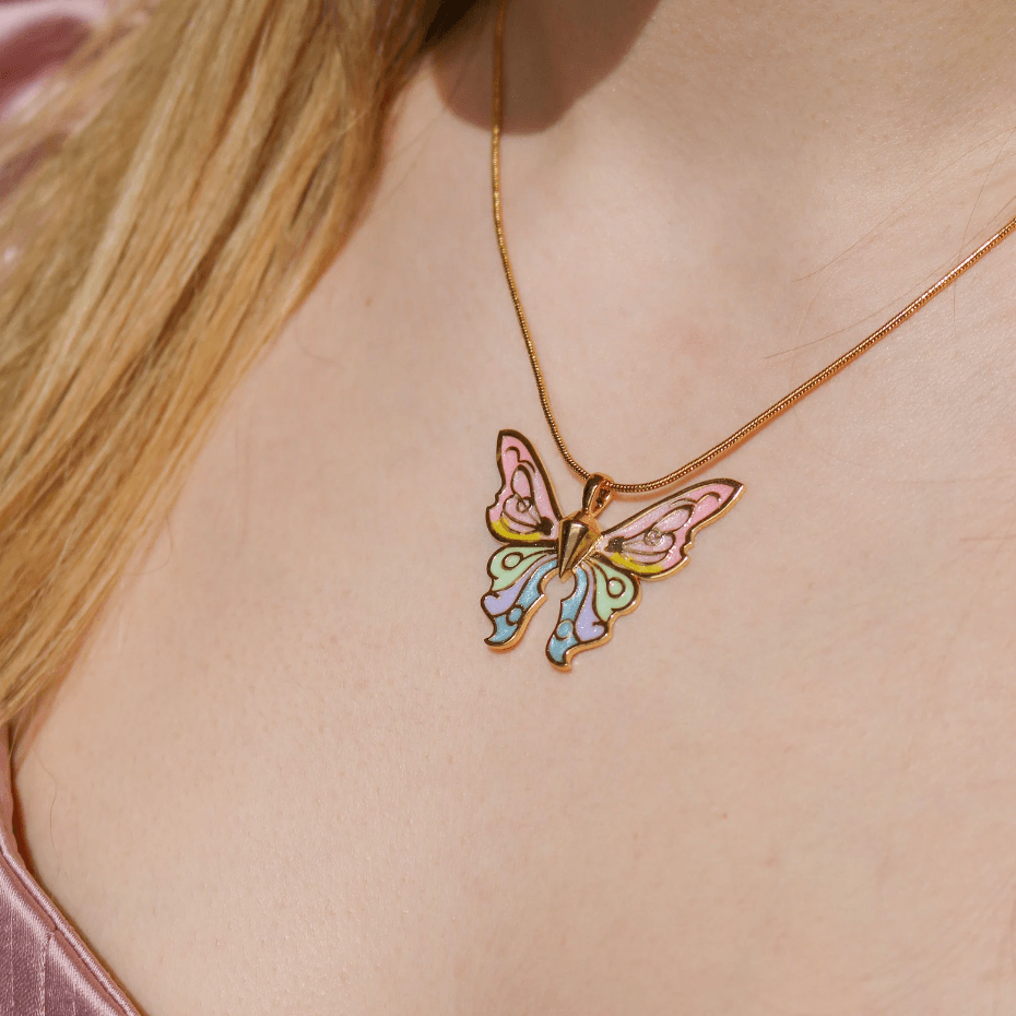 Fairytopia Elina Butterfly Necklace - zuzumia