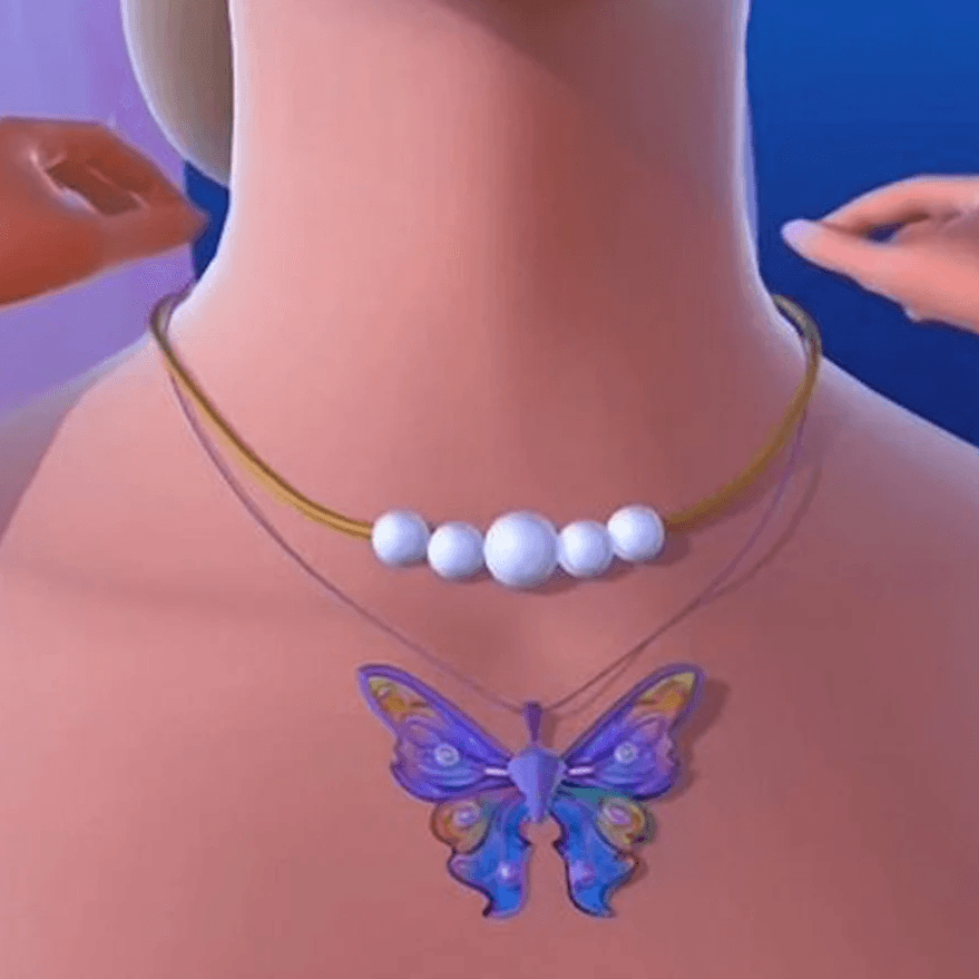 Fairytopia Elina Butterfly Necklace - zuzumia