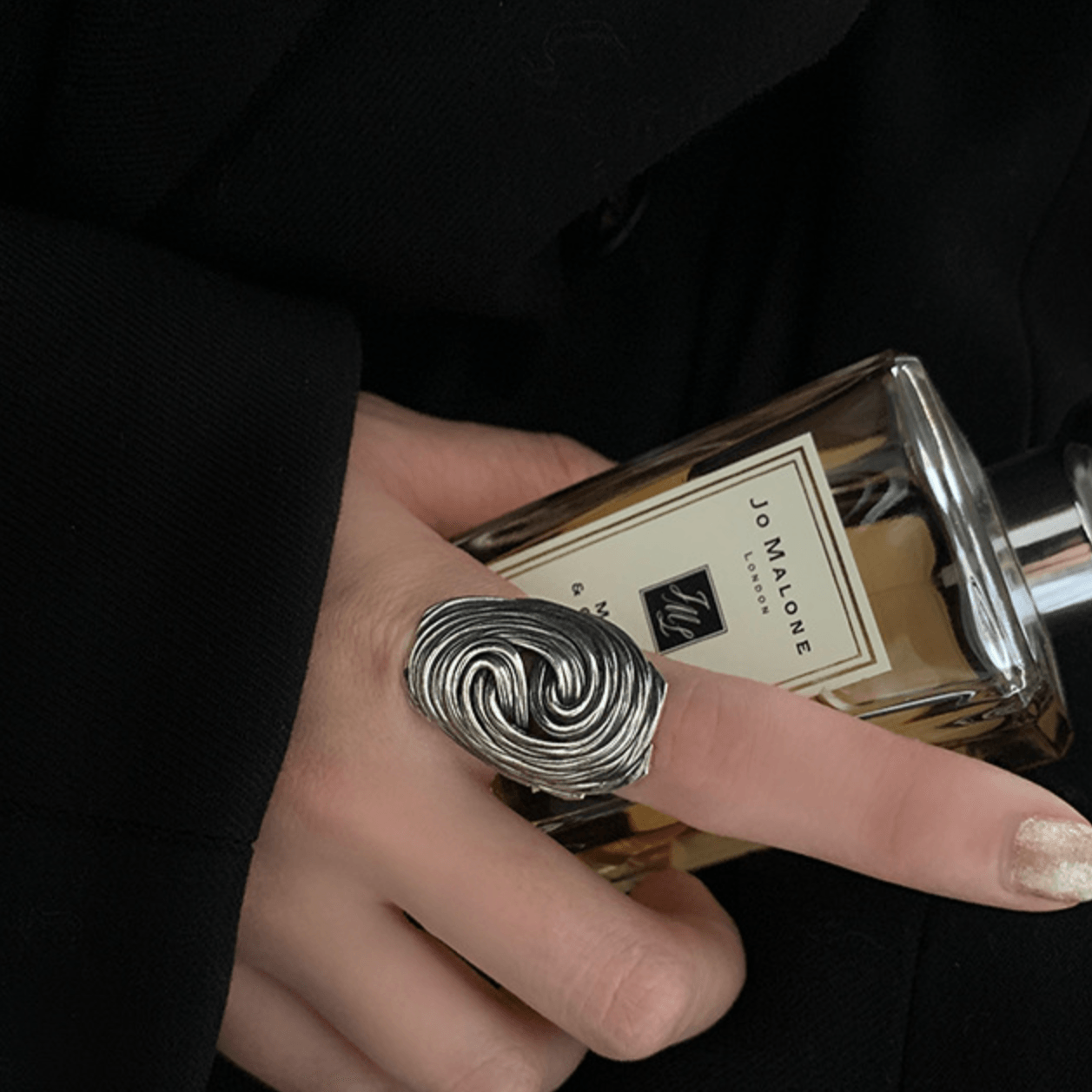 Fingerprint Irregular Ring - zuzumia