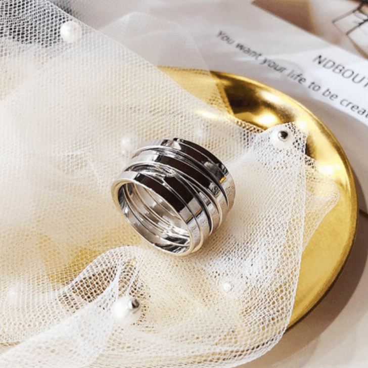 Multi-layer Wide Ring - zuzumia