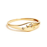 Starry Zodiac Diamond Ring