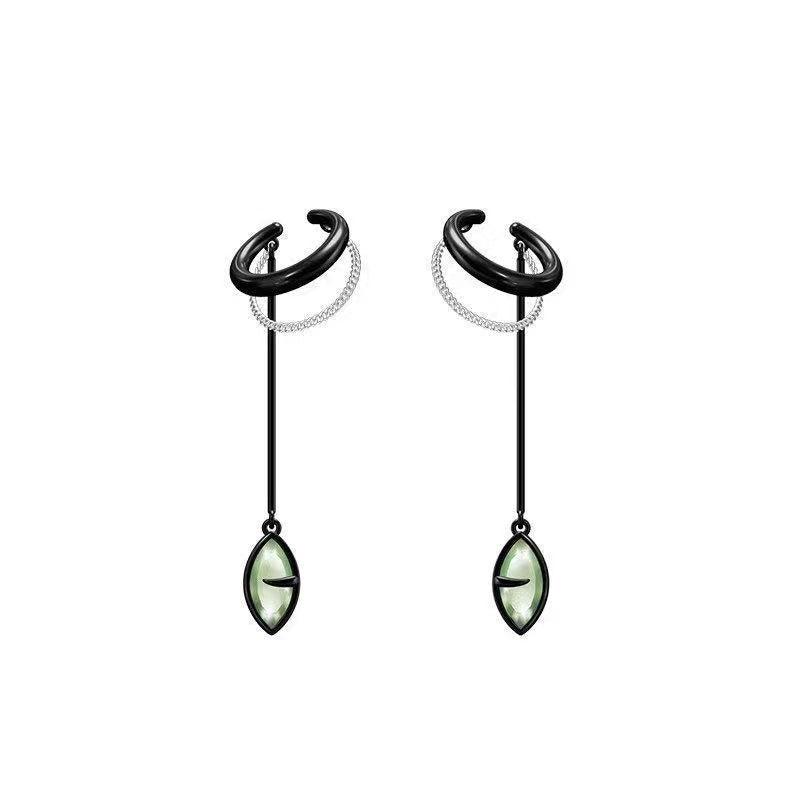 Cat Eye Non-piercing Ear Clips - zuzumia