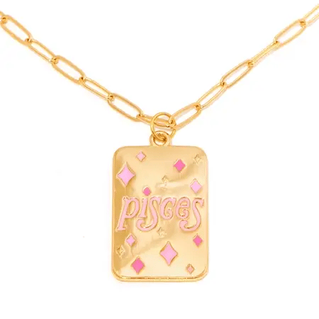 Candy Zodiac Sign Necklace - zuzumia