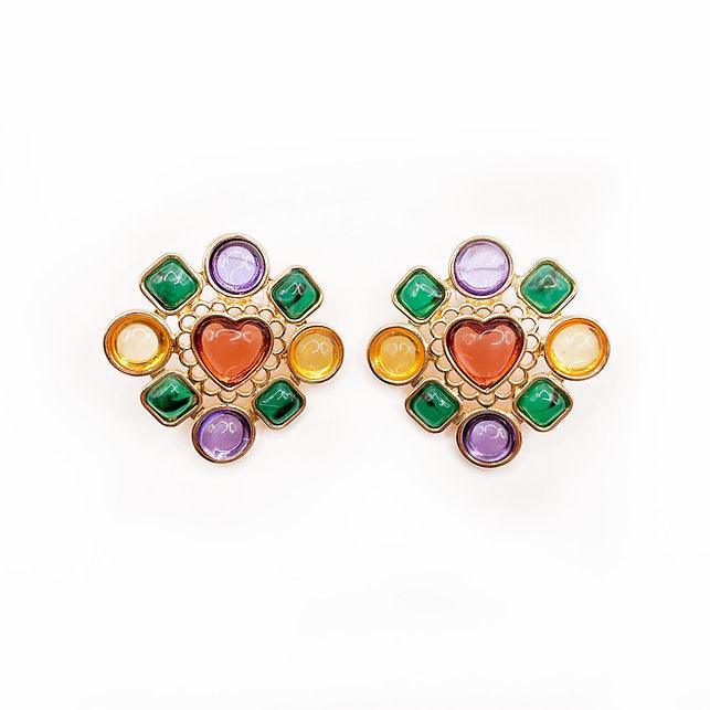 Love Heart Exaggerate Earrings - zuzumia