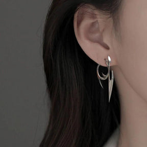Cyberpunk Mechanical Metal Earring - zuzumia