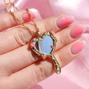 Castle Magic Mirror Necklace - zuzumia