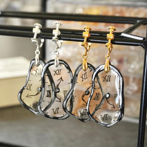 Handmade Clock Earrings