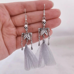 Halloween Skeleton Drop Earrings