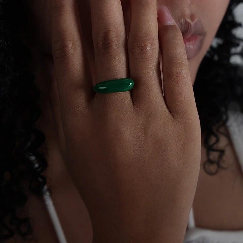 Retro Enamel Ring - zuzumia