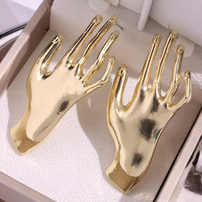Creative Hand Stud Earrings - zuzumia