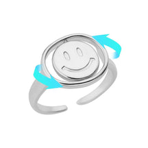 Double-sided Smiley And Sad Anxiety Ring