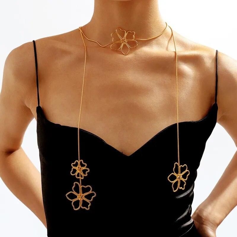Adjustable Flower Necklace - zuzumia