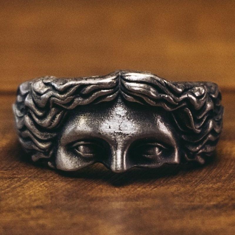 Goddess Venus Face Ring - zuzumia
