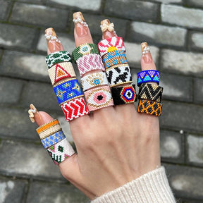Handmade Miyuki Beads Rings - zuzumia