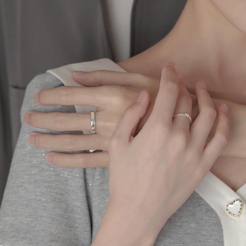 Little Prince & Rose Couple Rings - zuzumia