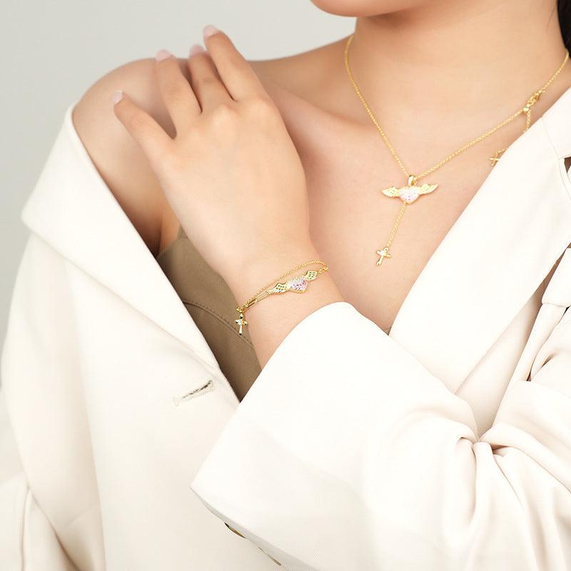 Heart Wings Jewelry Set - zuzumia