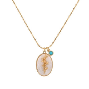 Birth Flower Necklace - zuzumia