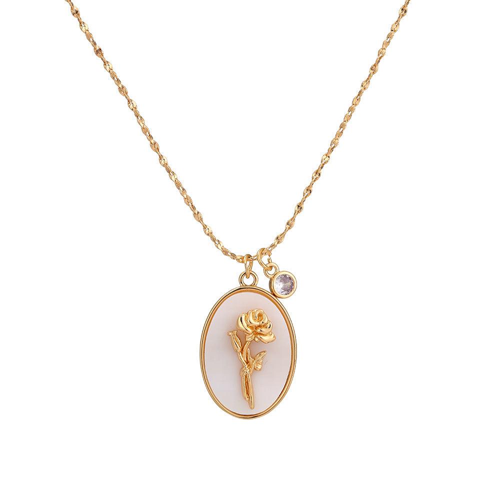 Birth Flower Necklace - zuzumia