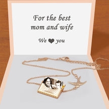 Customized Photo Envelope Necklace - zuzumia
