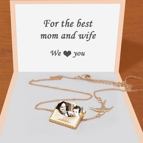 Customized Photo Envelope Necklace - zuzumia
