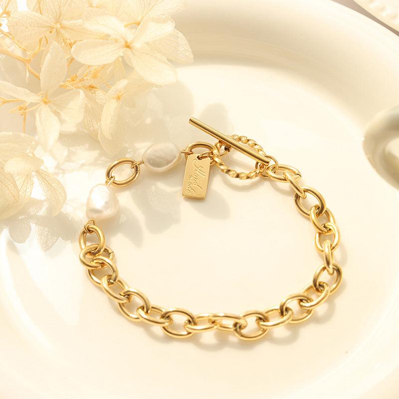 Freshwater Pearls OT Clasp Bracelets - zuzumia
