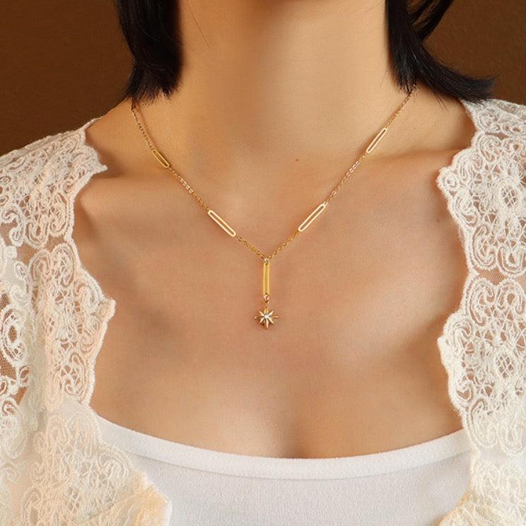 Six Star Pendant Necklace - zuzumia