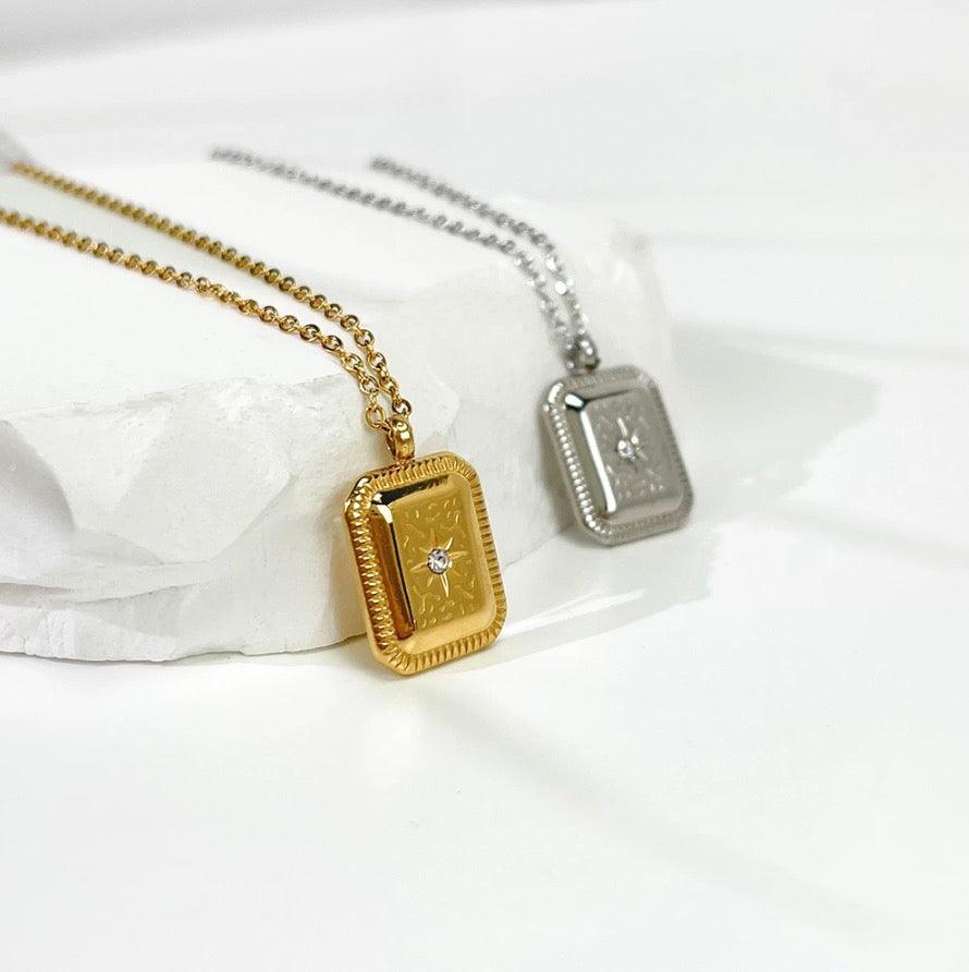 Geometric Pendant Necklace - zuzumia