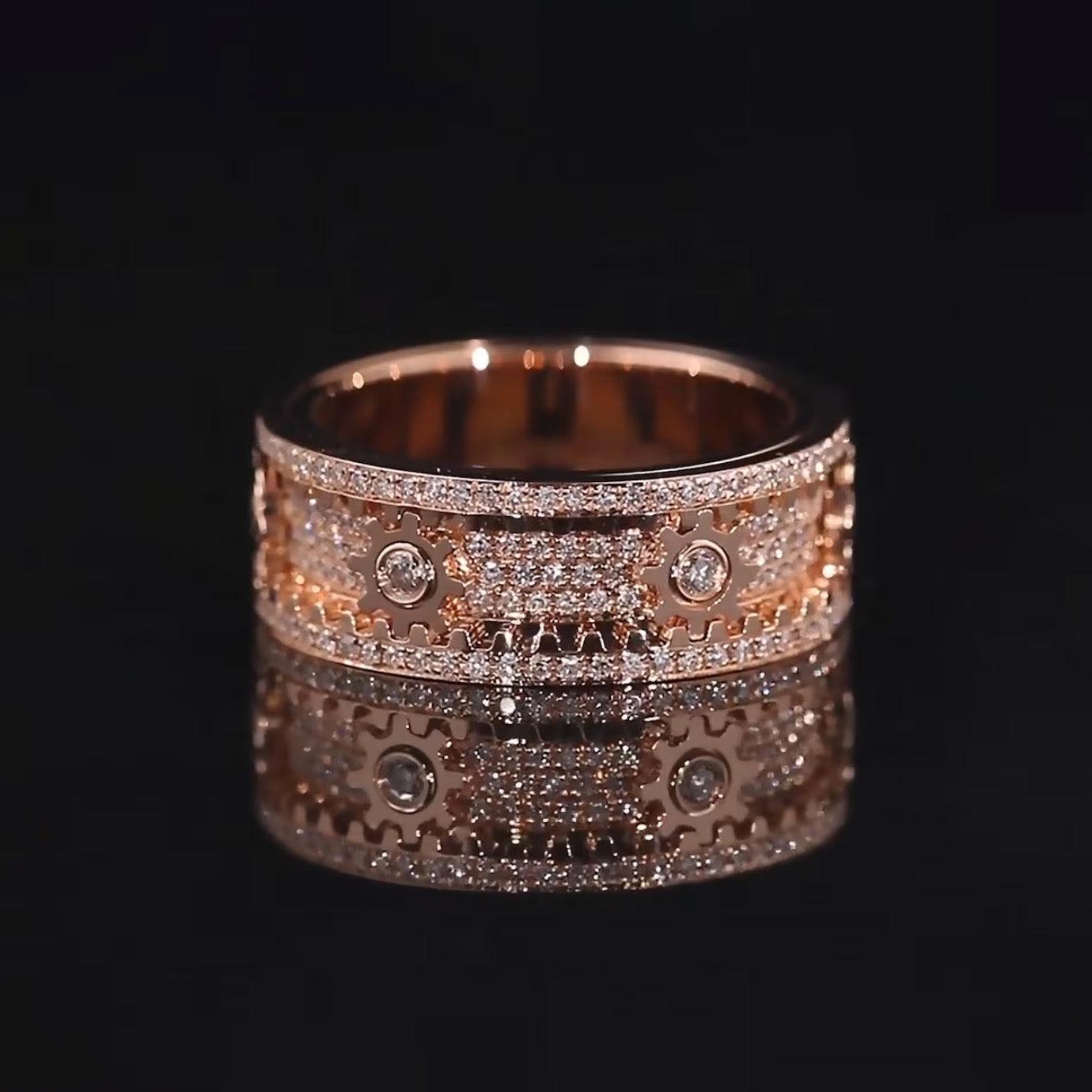 Cogwheel Fidget Ring - zuzumia