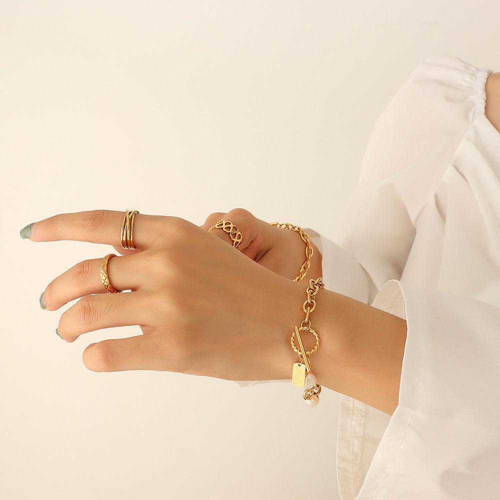 Freshwater Pearls OT Clasp Bracelets - zuzumia